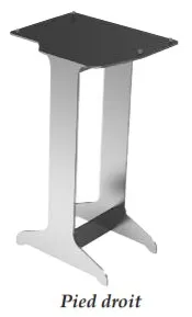 Pied droit Major STYLE 250 PIED-DROIT-STYLE-250